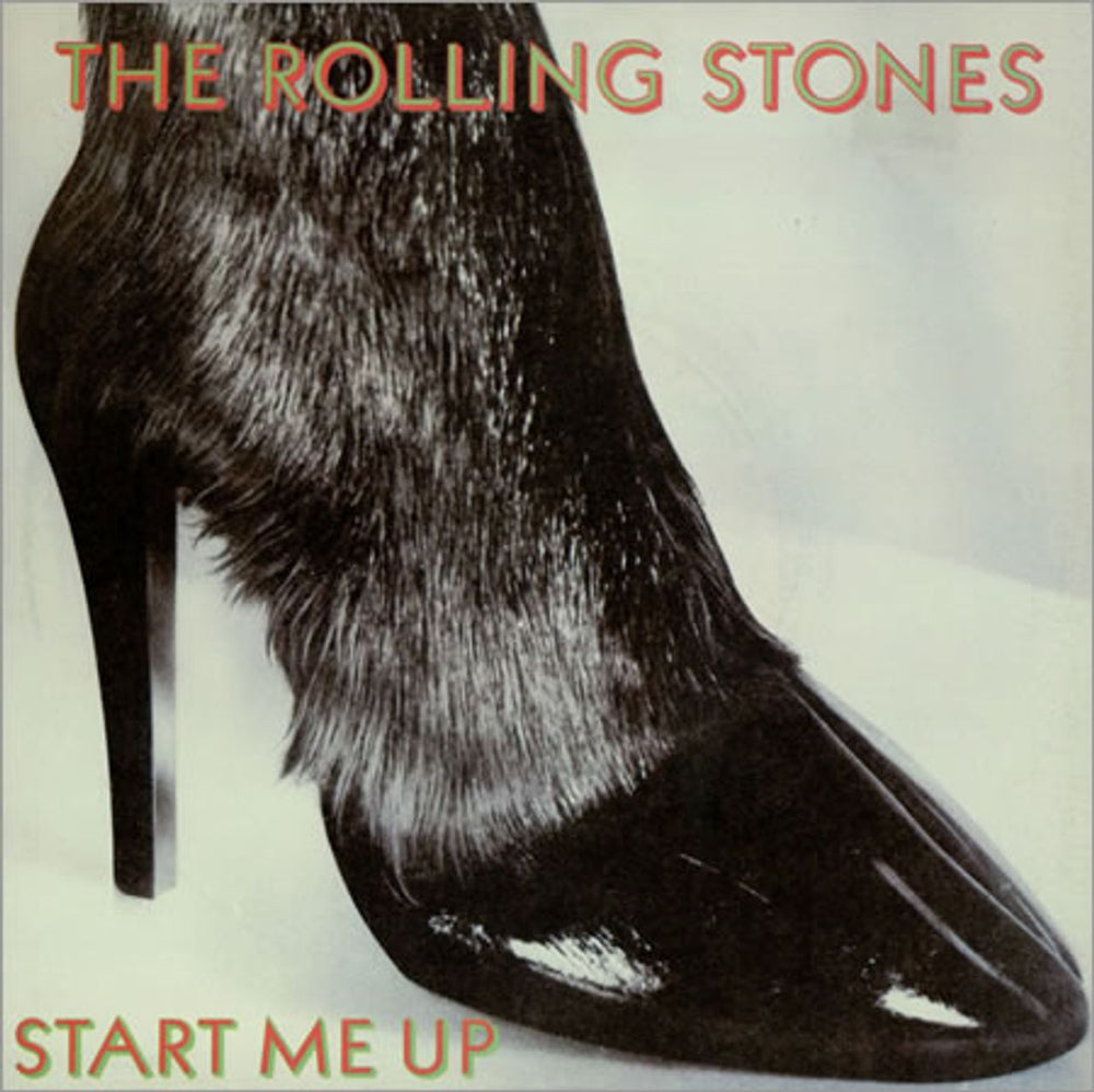 The Rolling Stones Start Me Up + Sleeve UK 7" vinyl single (7 inch record / 45) RSR108