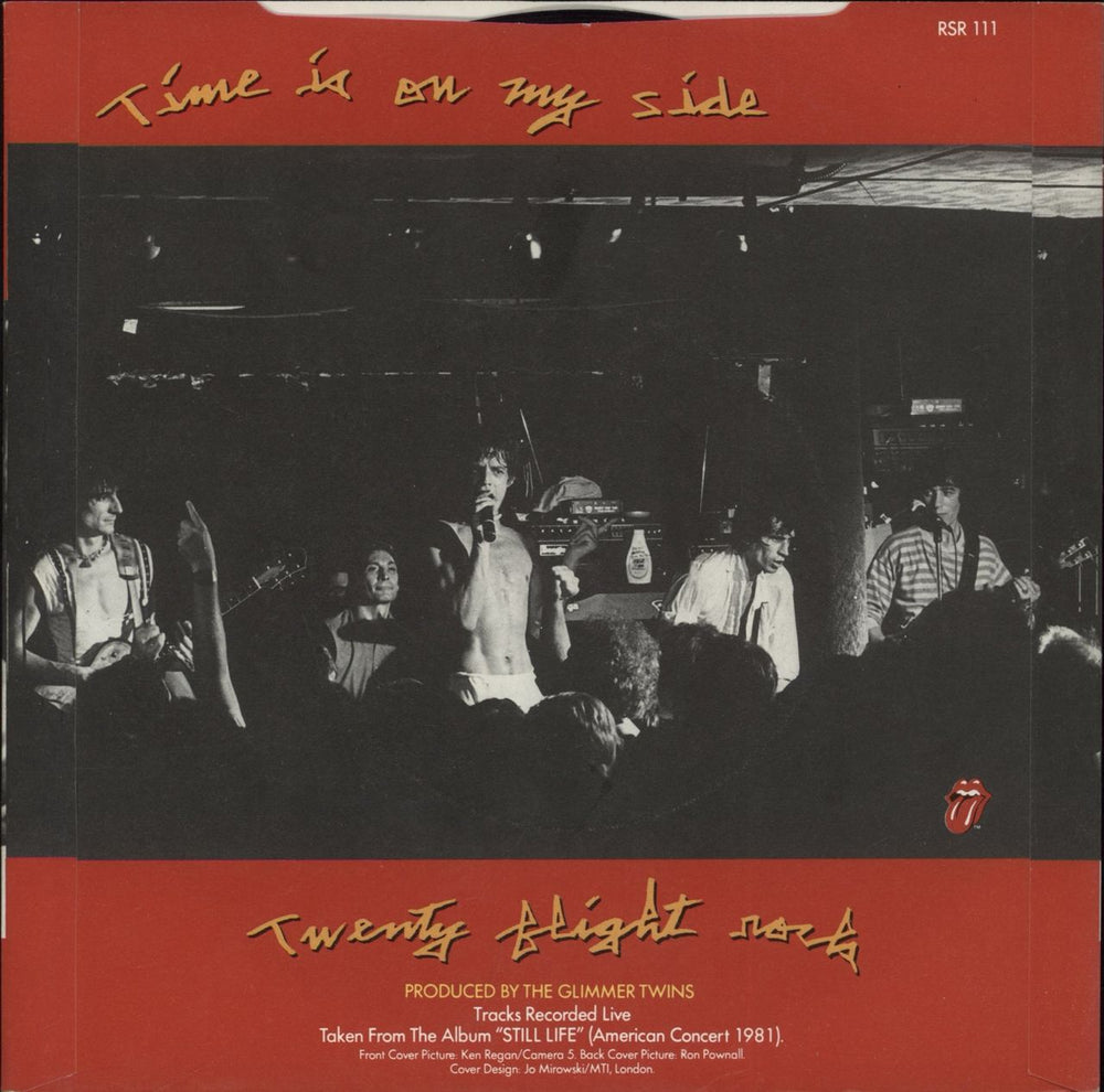 The Rolling Stones Time Is On My Side - Live + p/s UK 7" vinyl single (7 inch record / 45)