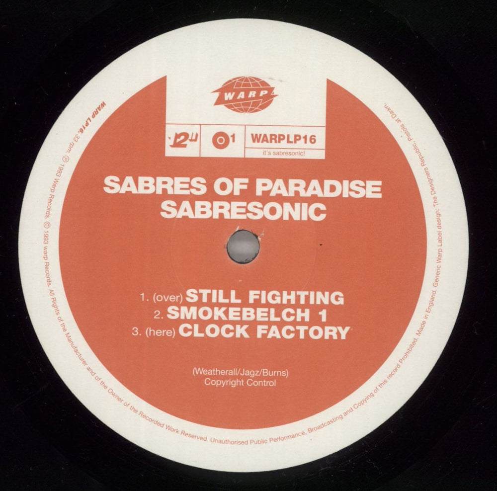 The Sabres Of Paradise Sabresonic + 7" UK 2-LP vinyl record set (Double LP Album) PRD2LSA864204