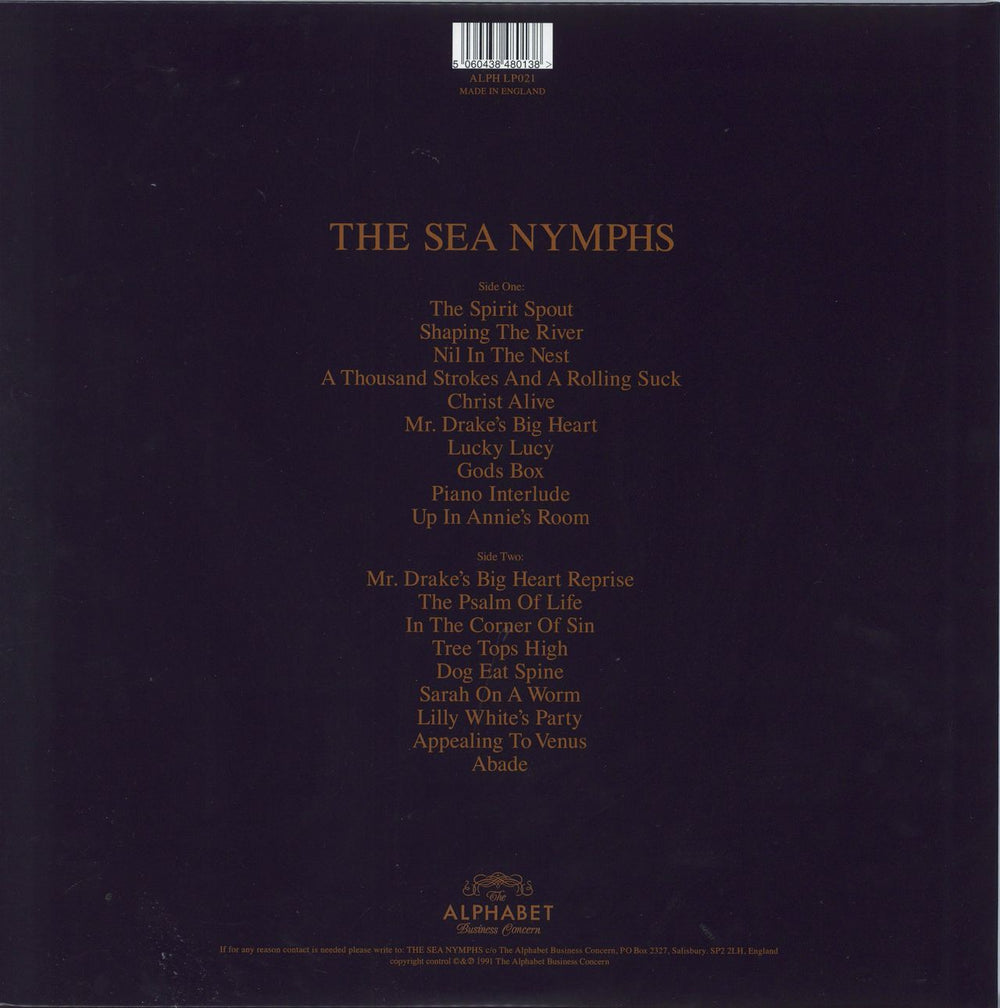 The Sea Nymphs The Sea Nymphs UK vinyl LP album (LP record) 5060438480138