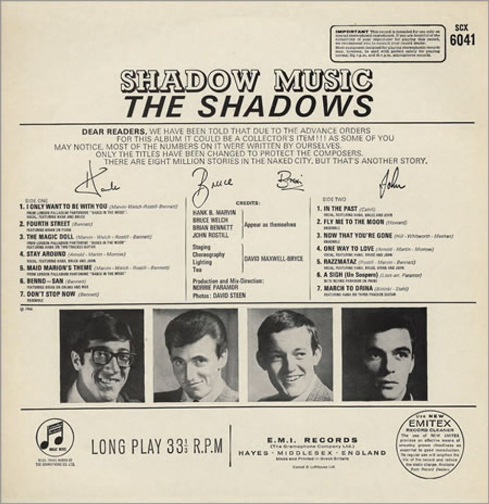 The Shadows Shadow Music - Two box UK vinyl LP album (LP record) SHDLPSH243906