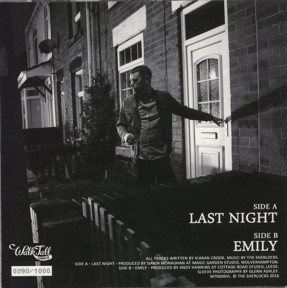 The Sherlocks Last Night - Green Vinyl - Autographed UK 7" vinyl single (7 inch record / 45)