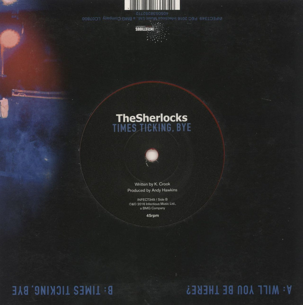 The Sherlocks Will You Be There - Red Vinyl UK 7" vinyl single (7 inch record / 45)