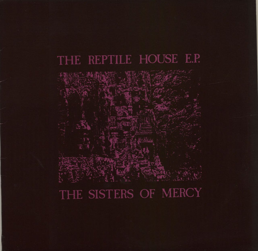 The Sisters Of Mercy The Reptile House EP + lyric insert - EX UK 12" vinyl single (12 inch record / Maxi-single) MR023