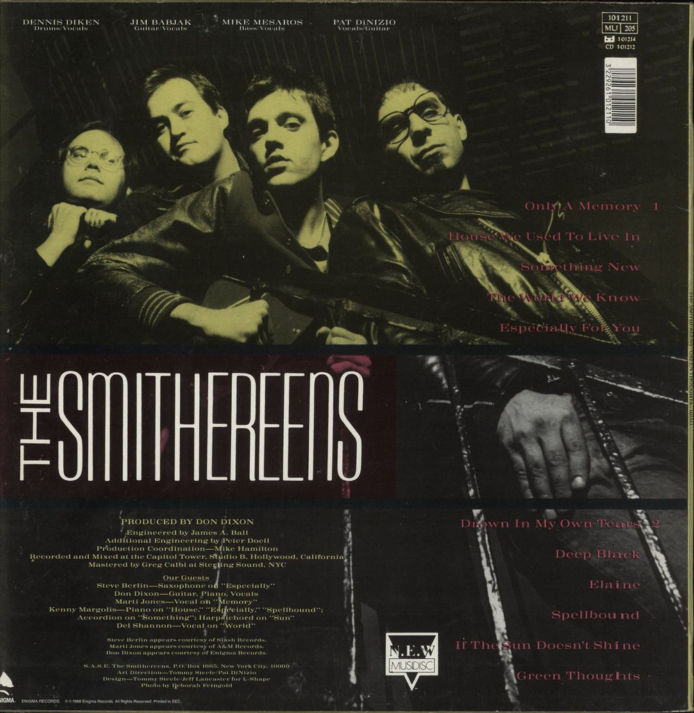 The Smithereens Green Thoughts French vinyl LP album (LP record) 3229261012110