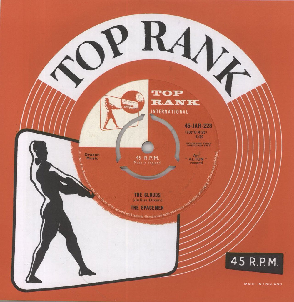 The Spacemen The Clouds UK 7" vinyl single (7 inch record / 45) 45-JAR-228
