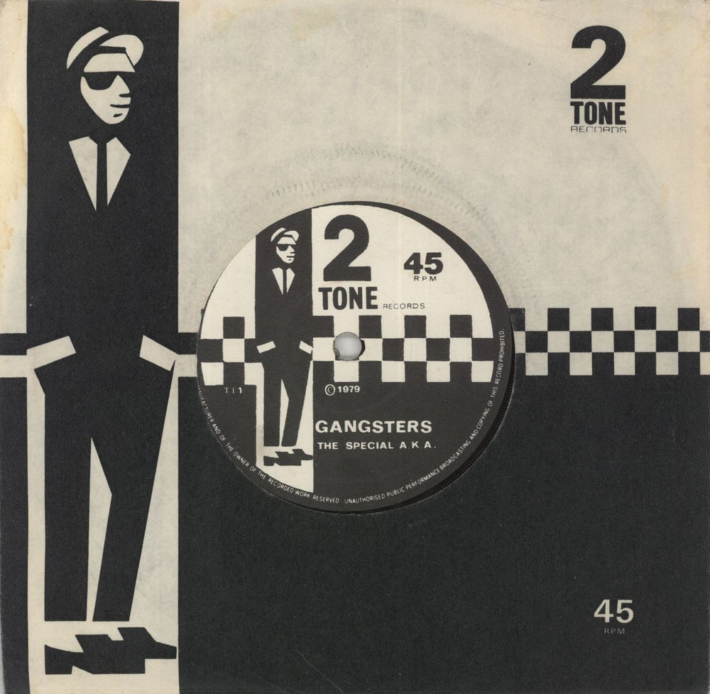 The Specials Gangsters - Solid - Translucent Red Vinyl UK 7" vinyl single (7 inch record / 45) TT1/2