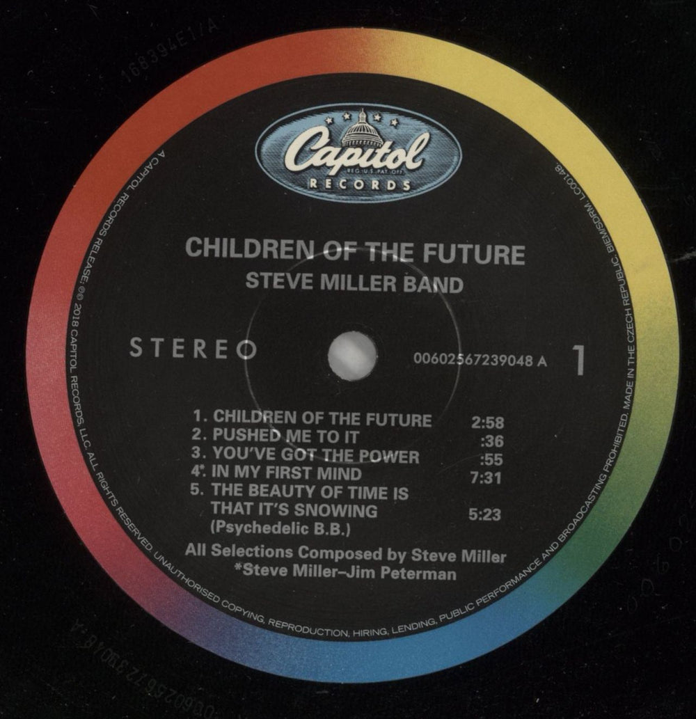 The Steve Miller Band Children Of The Future - 180gm UK vinyl LP album (LP record) SBMLPCH866960