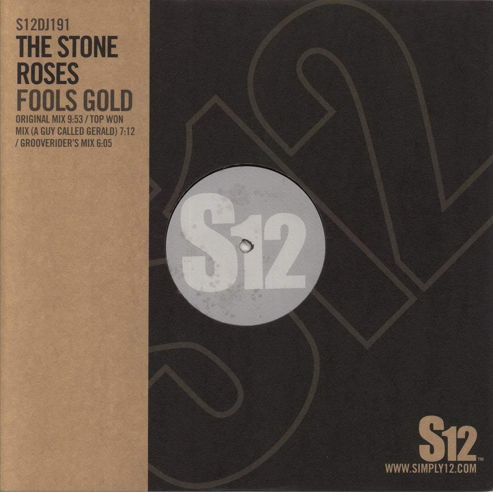 The Stone Roses Fools Gold UK 12" vinyl single (12 inch record / Maxi-single) S12DJ191