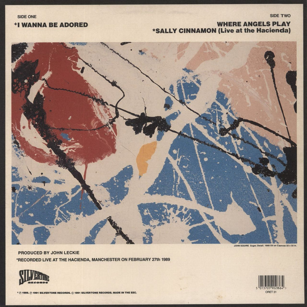 The Stone Roses I Wanna Be Adored - EX UK 12" vinyl single (12 inch record / Maxi-single) 5013705902864