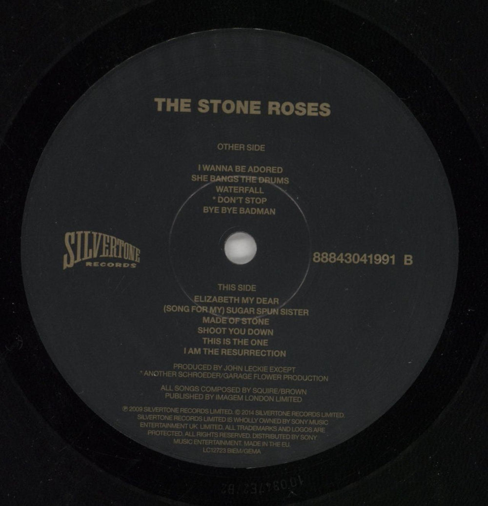 The Stone Roses The Stone Roses - 180 Gram Vinyl UK vinyl LP album (LP record) STOLPTH687940