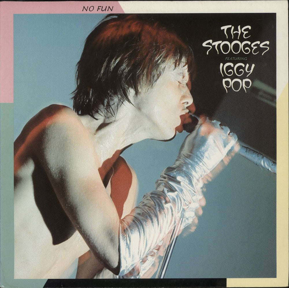 The Stooges No Fun - Red Label German vinyl LP album (LP record) ELK52234