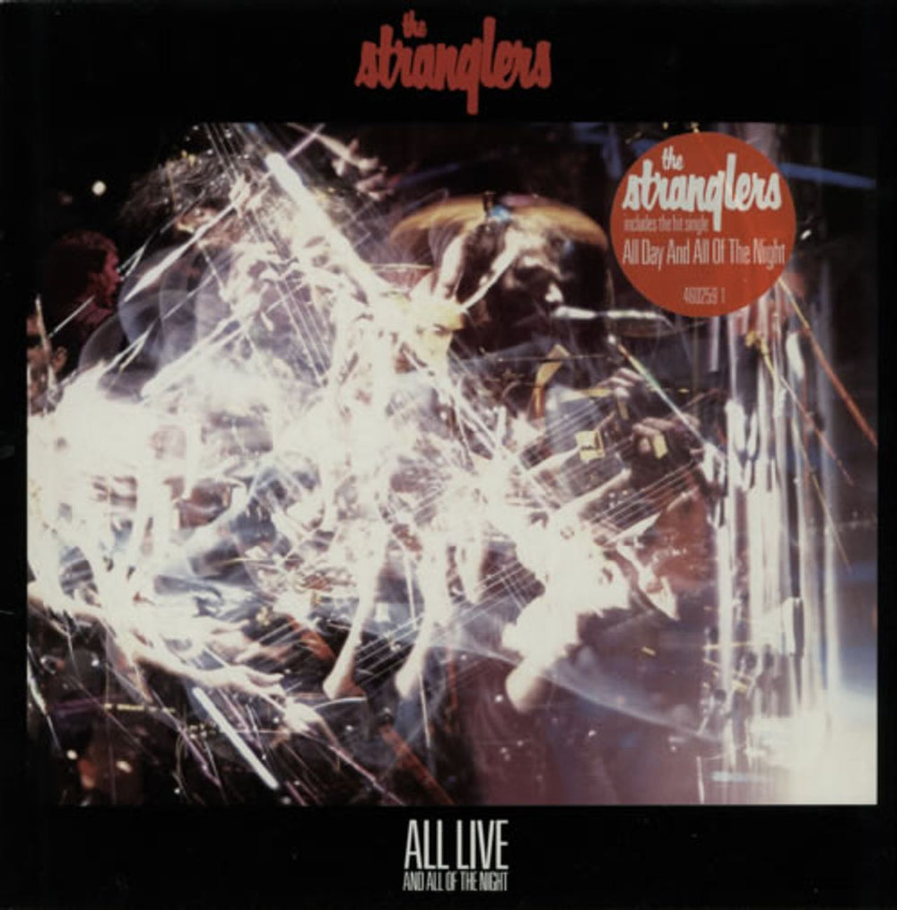 The Stranglers All Live And All Of The Night - 1st - Hype Stickered UK vinyl LP album (LP record) 4602591