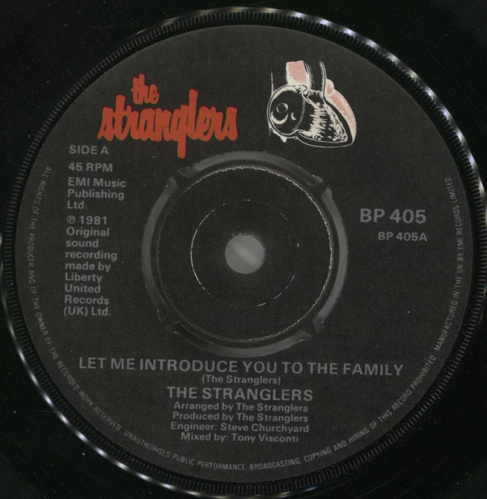 The Stranglers Let Me Introduce You To The Family UK 7" vinyl single (7 inch record / 45) STR07LE106164