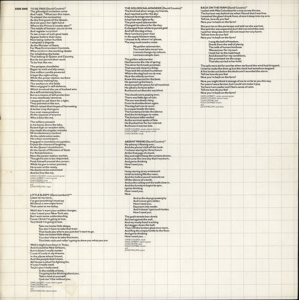 The Strawbs Nomadness + Insert UK vinyl LP album (LP record)