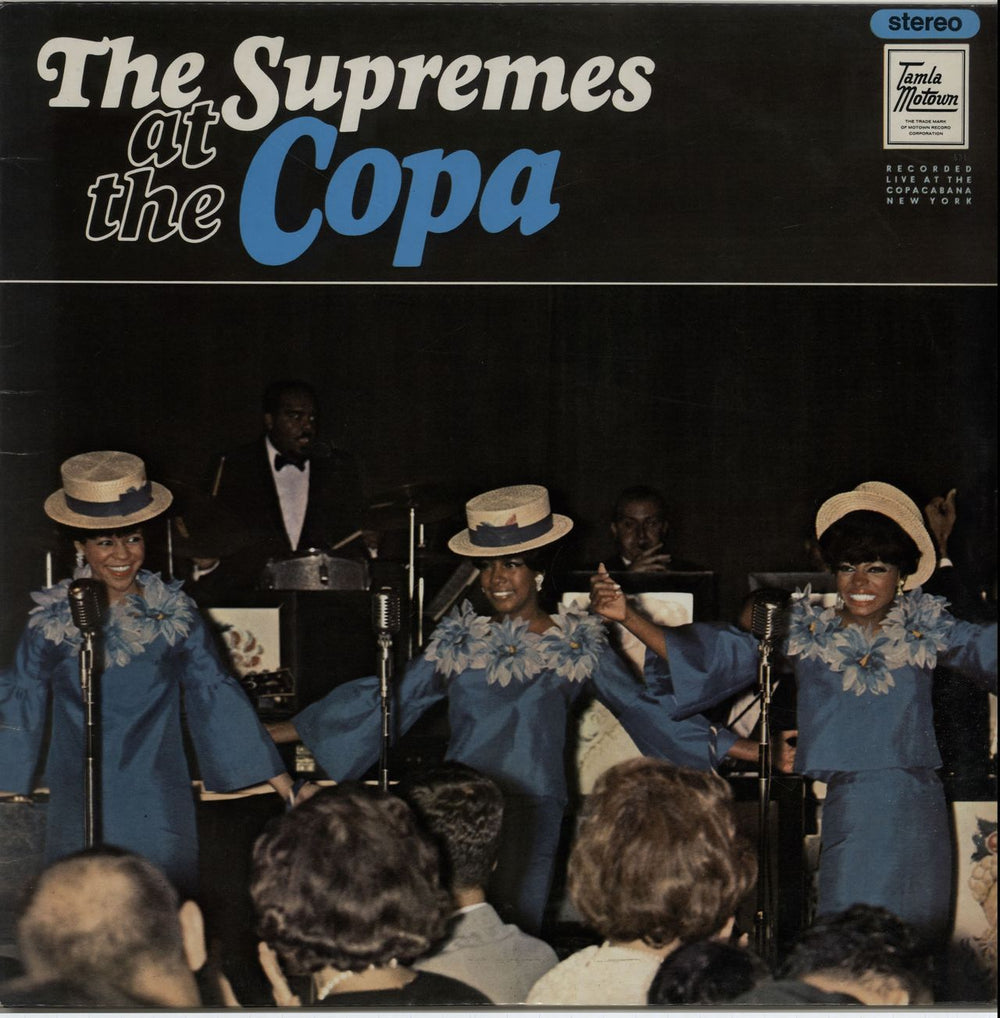 The Supremes At The Copa UK vinyl LP album (LP record) STML11026