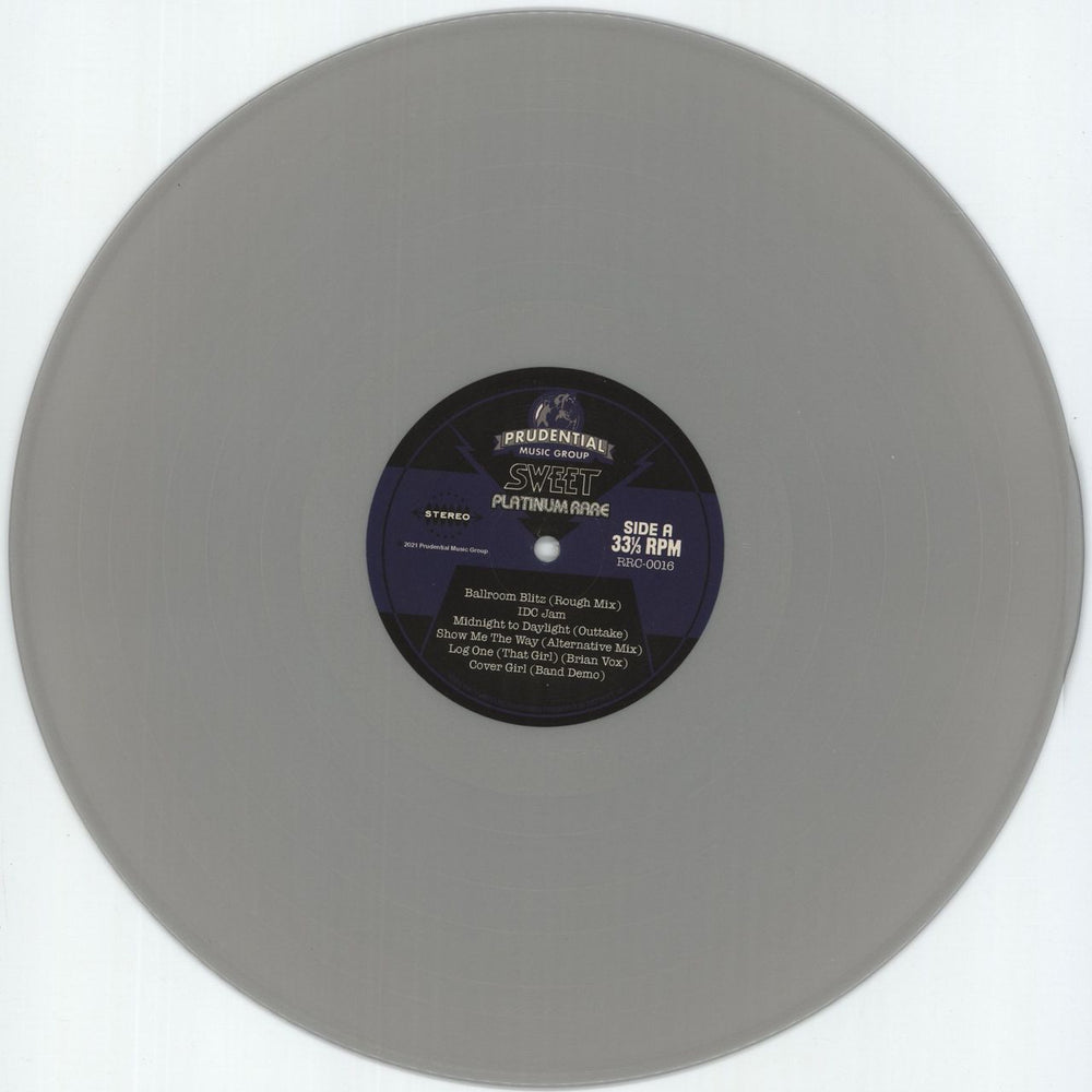 The Sweet Platinum Rare - Silver Vinyl UK 2-LP vinyl record set (Double LP Album) SWT2LPL872486