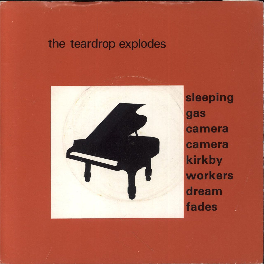 The Teardrop Explodes Sleeping Gas - Red Sleeve [Zoo logo] UK 7" vinyl single (7 inch record / 45) CAGE003