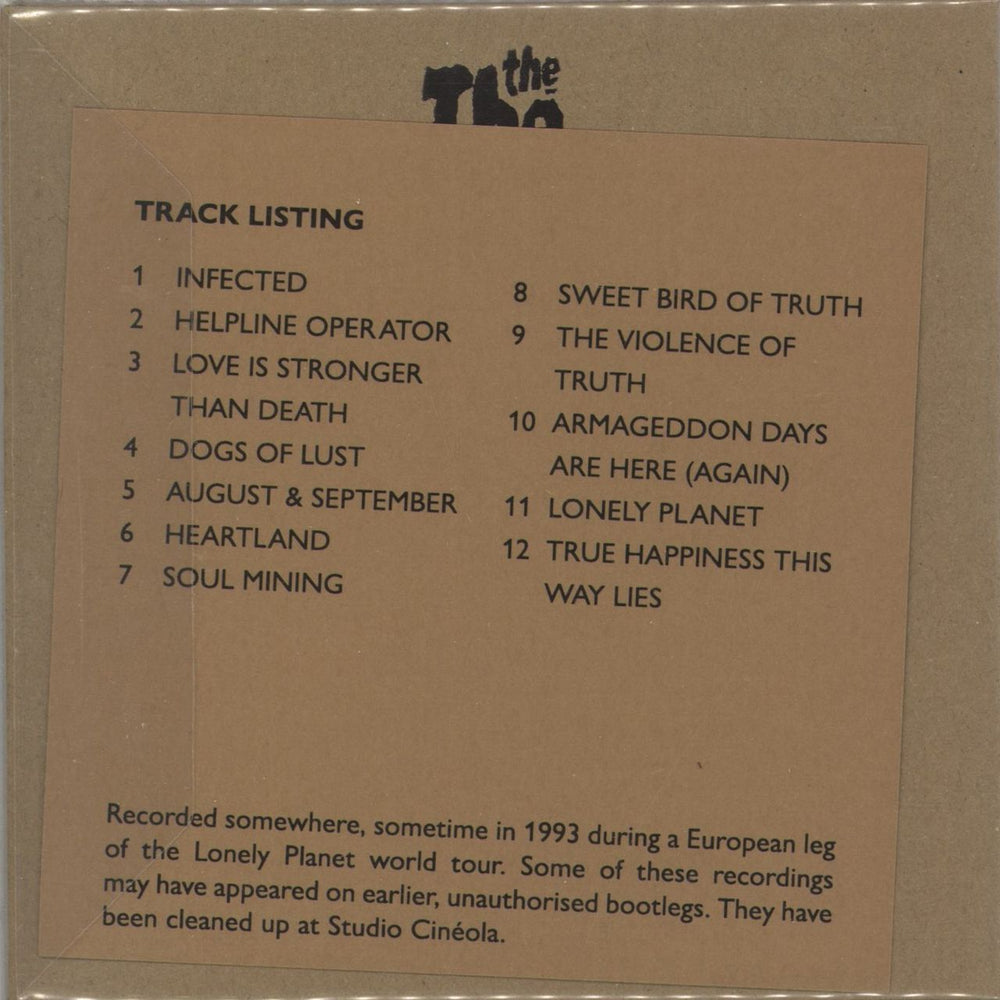 The The Official Bootleg - Volume 004 UK CD-R acetate