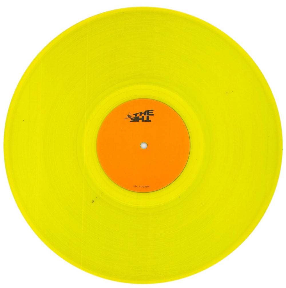 The The Uncertain Smile - Yellow Vinyl UK 12" vinyl single (12 inch record / Maxi-single) EPCA13-2787