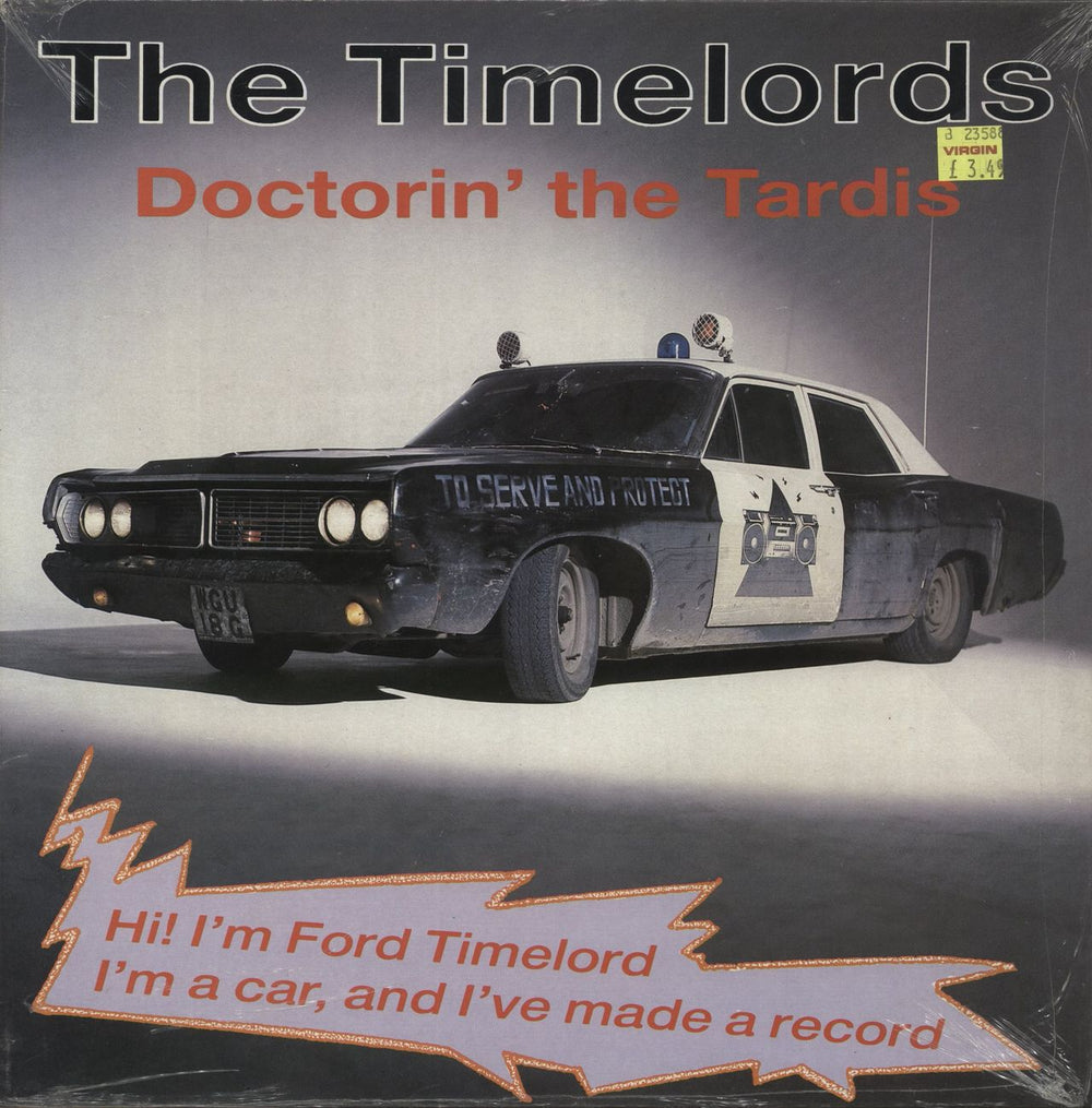 The Timelords Doctorin' The Tardis UK 12" vinyl single (12 inch record / Maxi-single) KLF003T