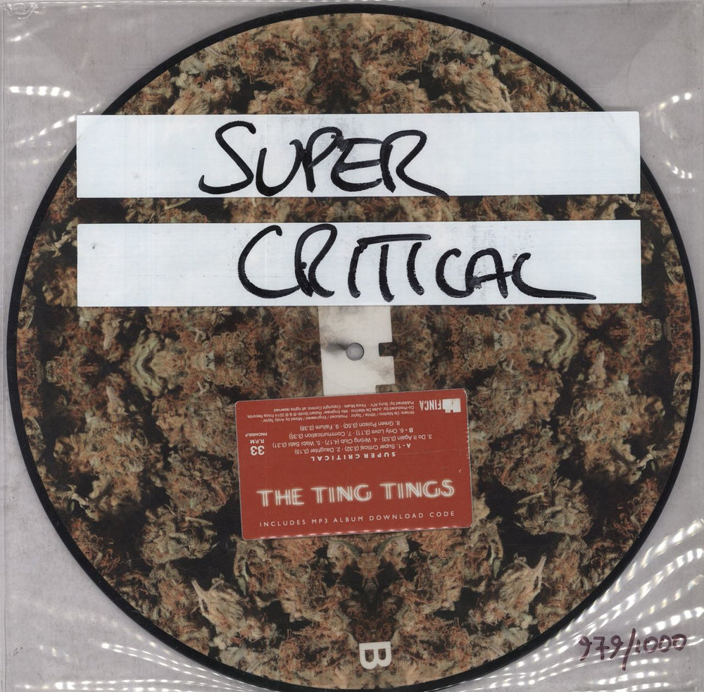 The Ting Tings Super Critical - Picture Disc UK picture disc LP (vinyl picture disc album) FINCA002LP