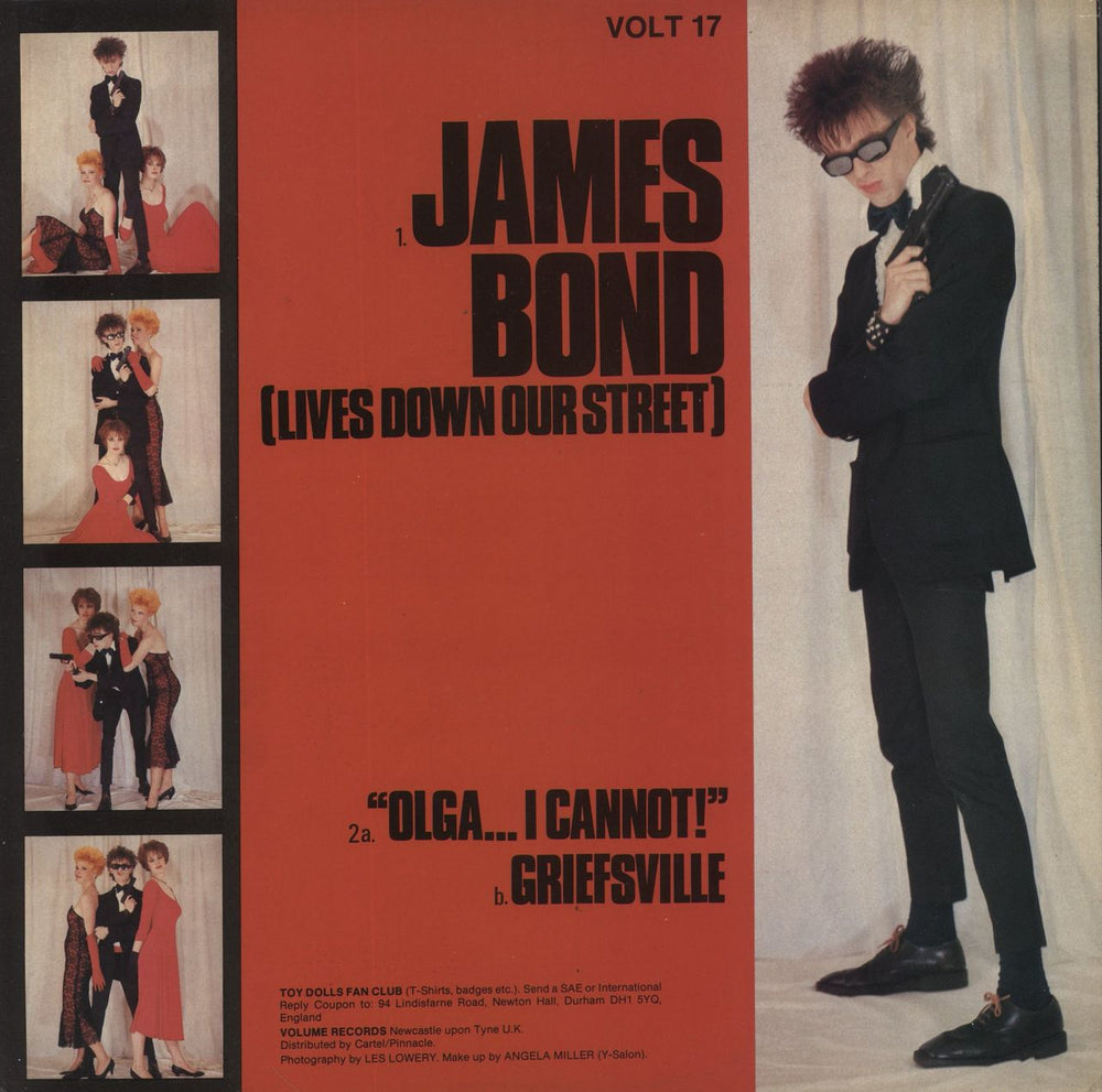 The Toy Dolls (70s) James Bond [Lives Down Our Street] UK 12" vinyl single (12 inch record / Maxi-single)