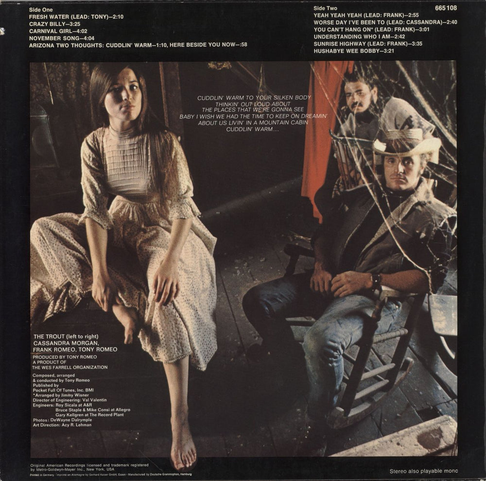 The Trout The Trout German vinyl LP album (LP record)