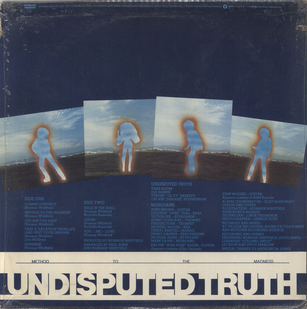 The Undisputed Truth Method To The Madness - Stickered US vinyl LP album (LP record)