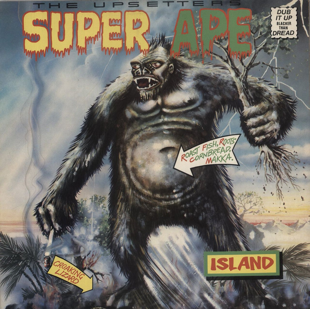 The Upsetters Super Ape - blue label UK vinyl LP album (LP record) ILPS9417