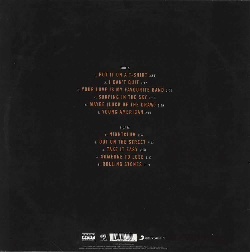 The Vaccines Combat Sports UK vinyl LP album (LP record) 190758073514