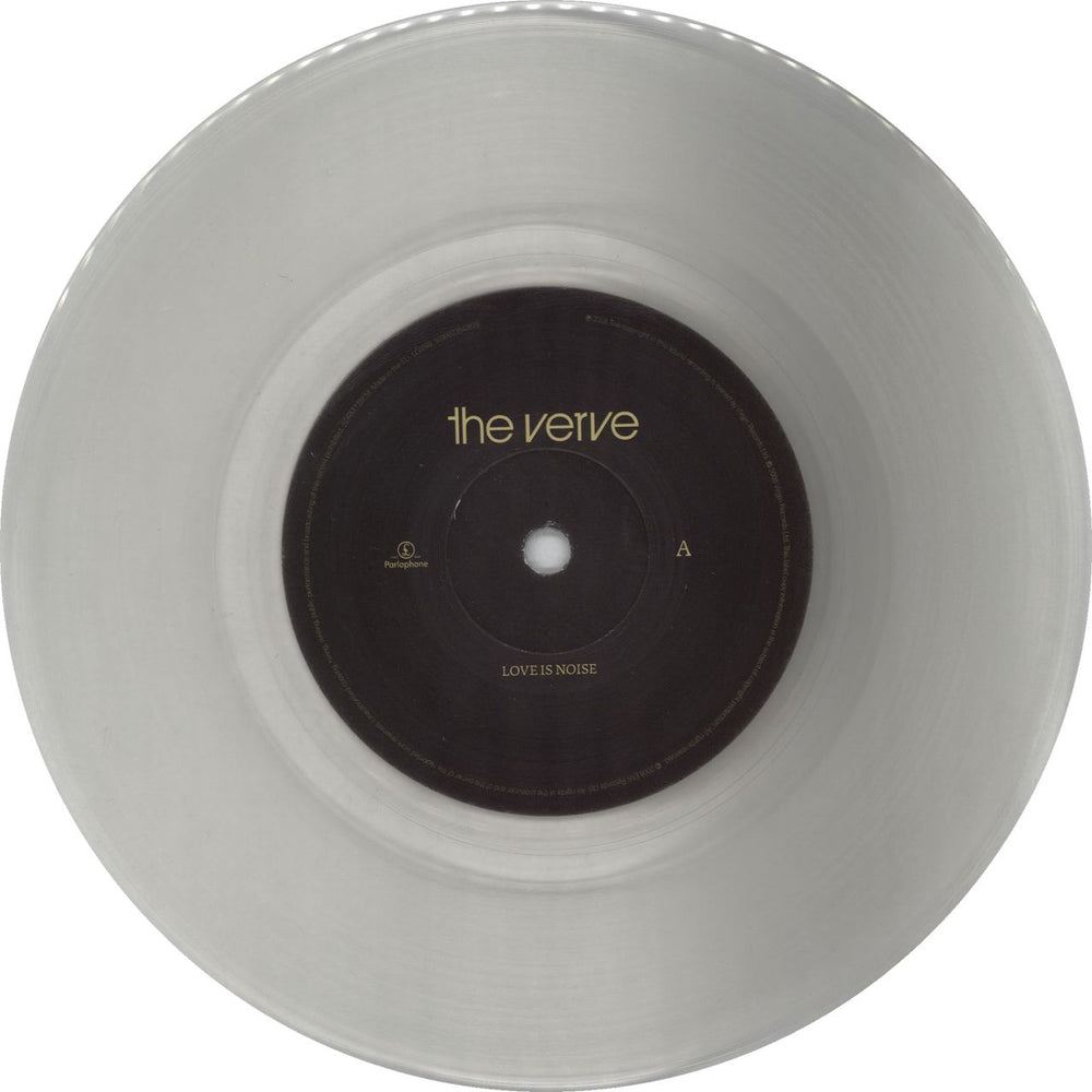 The Verve Love Is Noise - Clear Vinyl UK 7" vinyl single (7 inch record / 45) VVE07LO441477