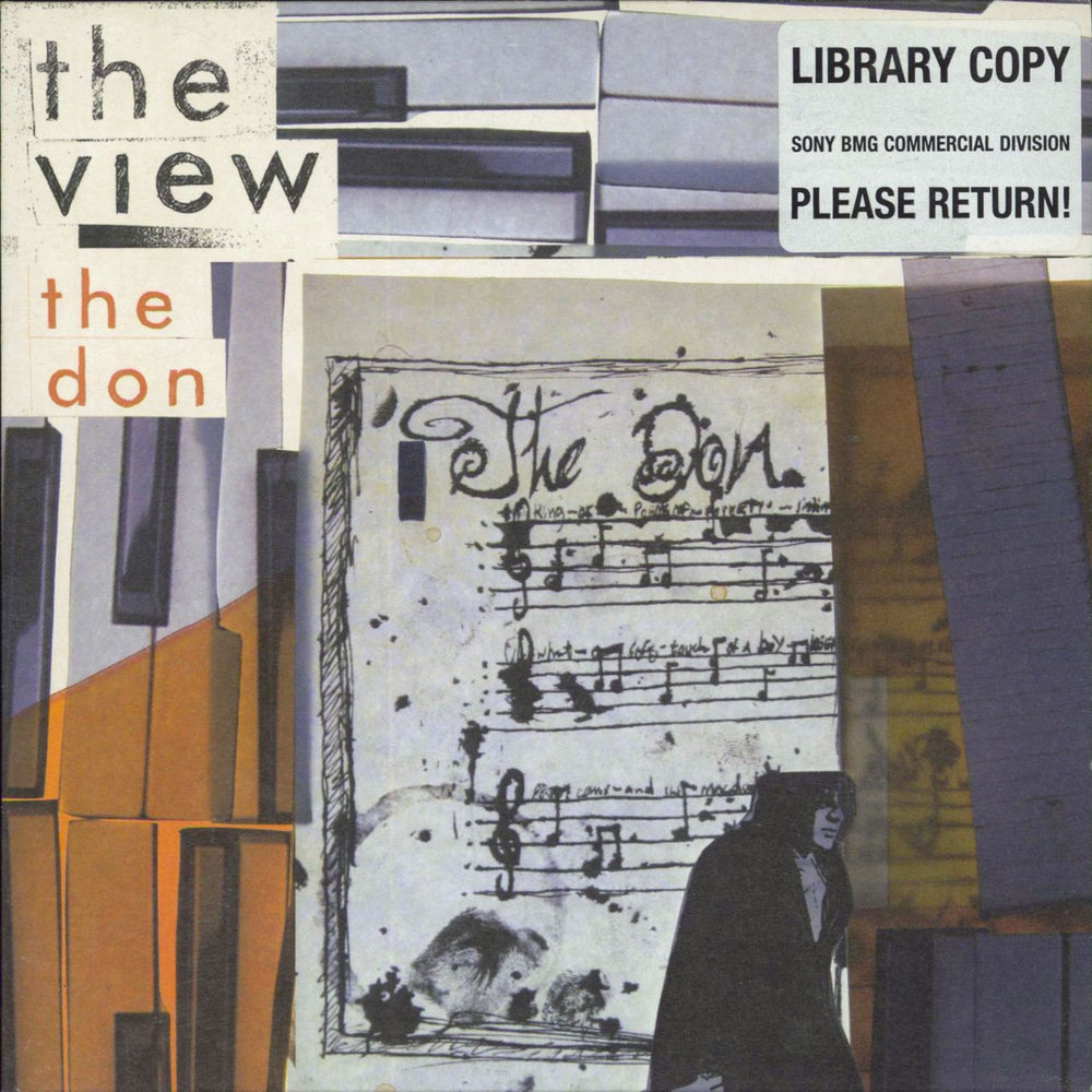 The View The Don - Translucent Orange Vinyl - Promo stickered UK 7" vinyl single (7 inch record / 45) OLIVE021A