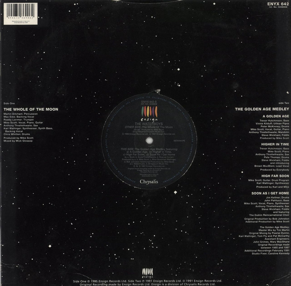 The Waterboys The Whole Of The Moon UK 12" vinyl single (12 inch record / Maxi-single) 094632369062