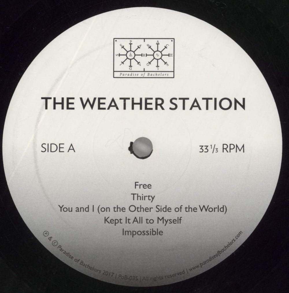The Weather Station The Weather Station US vinyl LP album (LP record) 802LPTH858701
