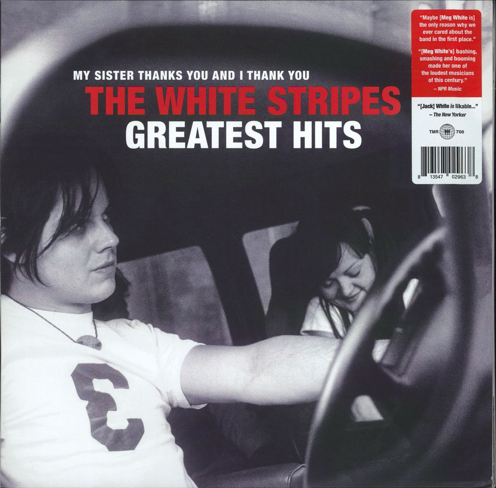 The White Stripes My Sister Thanks You And I Thank You: The White Stripes Greatest Hits - Sealed US 2-LP vinyl record set (Double LP Album) TMR-700