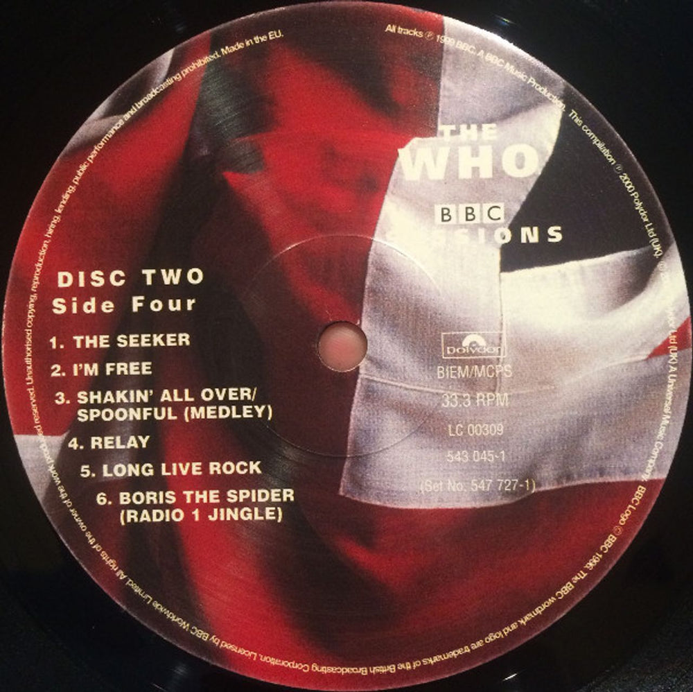 The Who BBC Sessions - Sealed UK 2-LP vinyl record set (Double LP Album)
