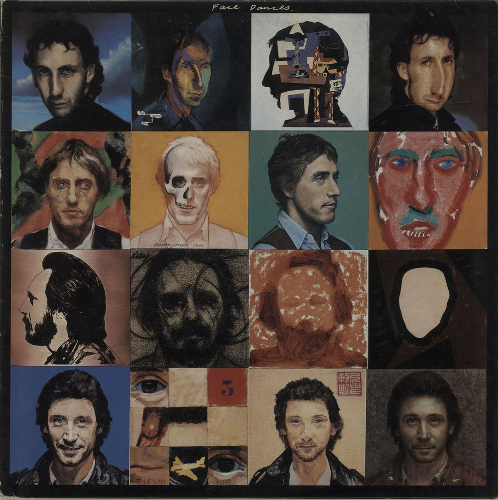 The Who Face Dances + Poster - EX UK vinyl LP album (LP record) WHOD5037