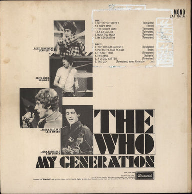 The Who My Generation - 1st - FAIR UK vinyl LP album (LP record)