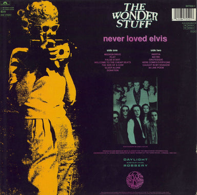 The Wonder Stuff Never Loved Elvis - EX UK vinyl LP album (LP record) 042284725217