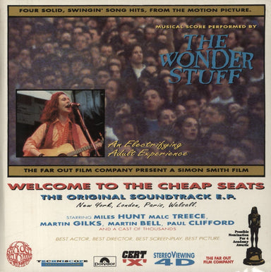 The Wonder Stuff Welcome to the Cheap Seats EP UK 7" vinyl single (7 inch record / 45) GONE14