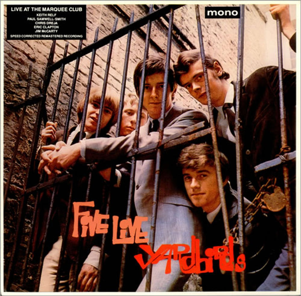 The Yardbirds Five Live Yardbirds US vinyl LP album (LP record) R170189