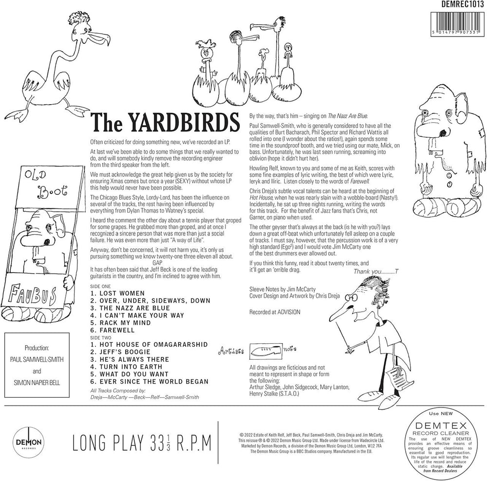 The Yardbirds Roger The Engineer - Half-Speed Master Edition 180 Gram - Sealed UK vinyl LP album (LP record) 5014797907331