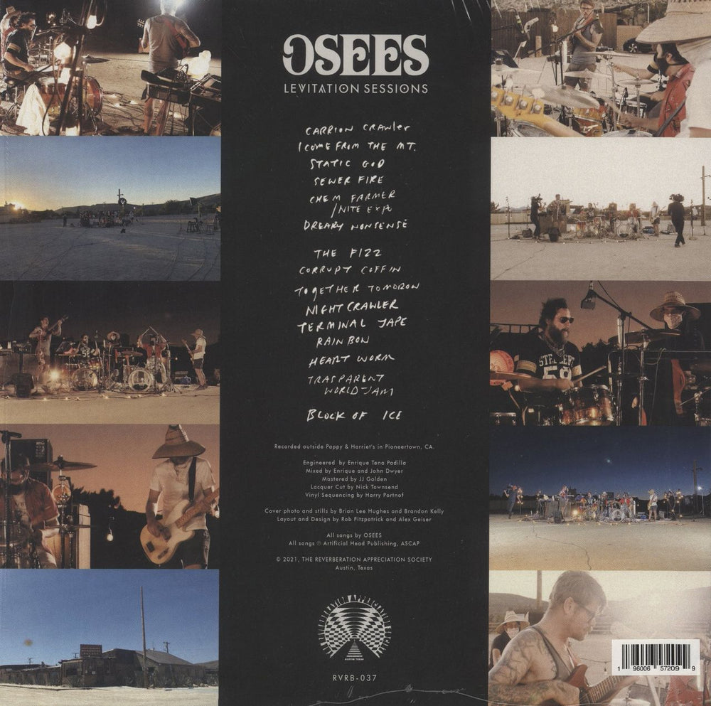 Thee Oh Sees Levitation Sessions - Pink & Black Swirl Vinyl + 7" UK vinyl LP album (LP record) 196006572099