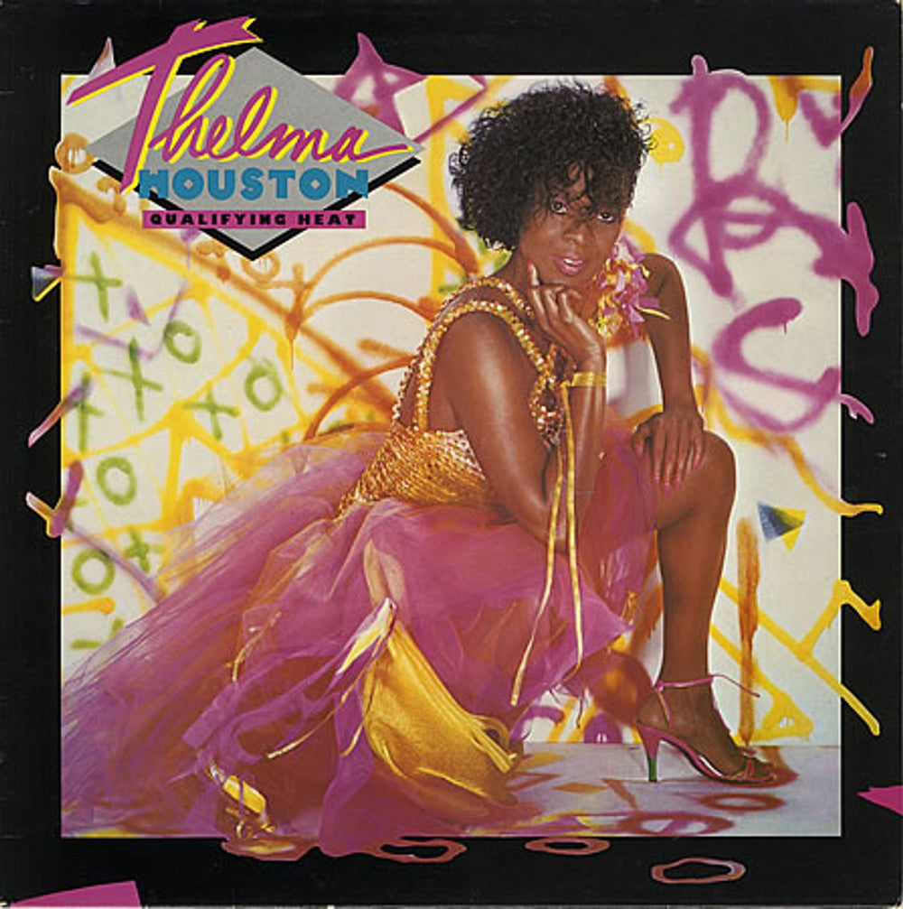 Thelma Houston Qualifying Heat UK vinyl LP album (LP record) MCF3243