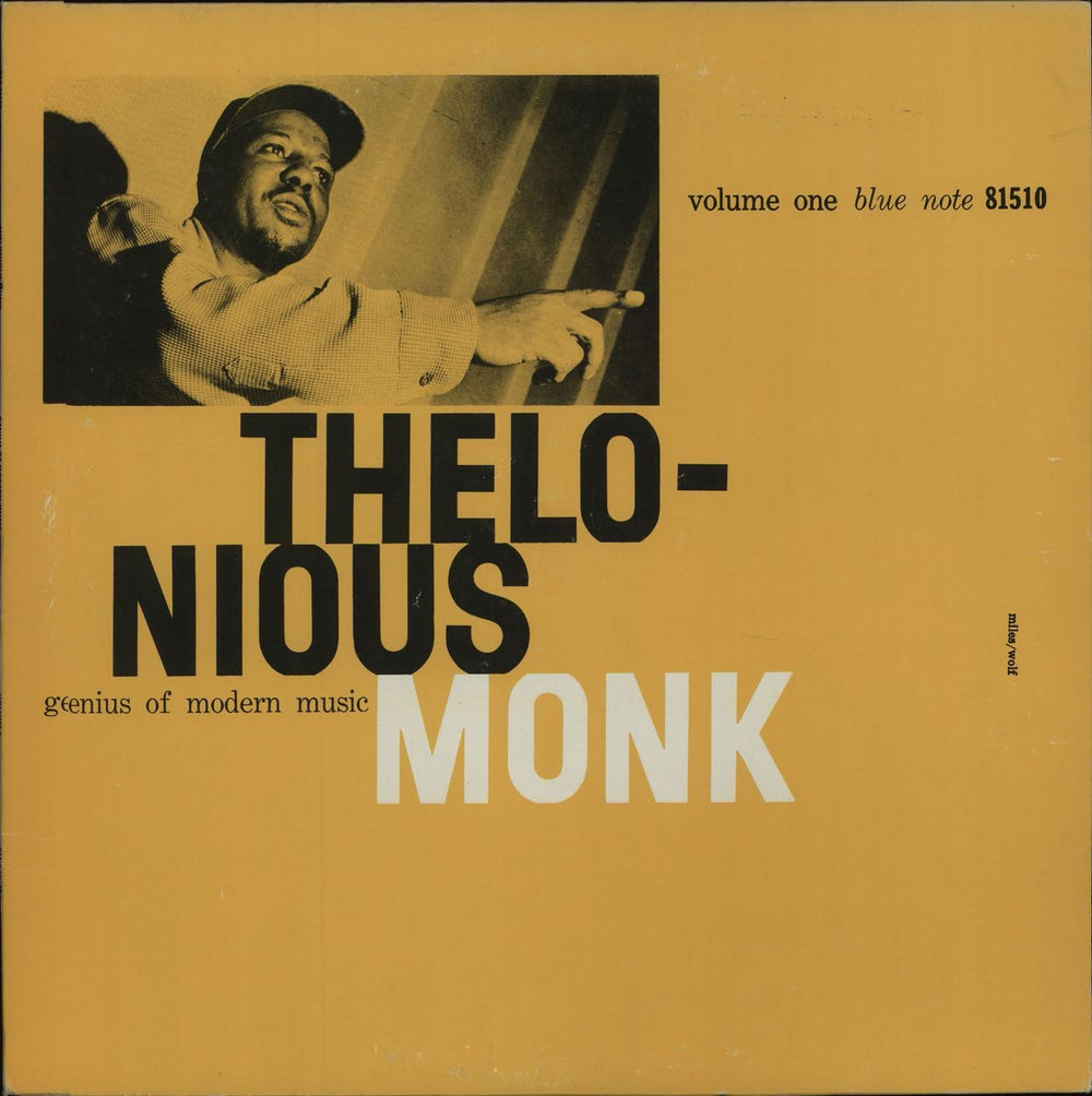 Thelonious Monk Genius Of Modern Music Volume One French vinyl LP album (LP record) BST81510
