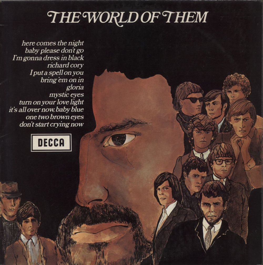 Them The World Of Them - Export UK vinyl LP album (LP record) SPA86