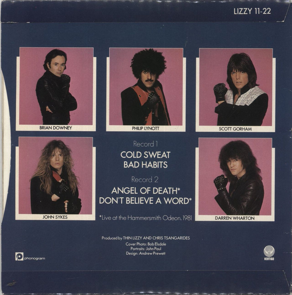 Thin Lizzy Cold Sweat - Double Pack UK 7" vinyl single (7 inch record / 45) THI07CO50809