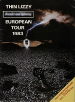 Thin Lizzy Thunder And Lightning UK tour programme TOUR PROGRAMME