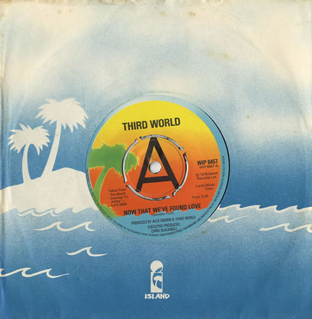 Third World Now That We've Found Love UK Promo 7" vinyl single (7 inch record / 45) WIP6457